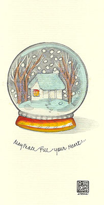 17se-Box - Snow Globe - Box of 8 or 10