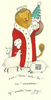 18se-Box - Santa Lion - Box of 8 or 10